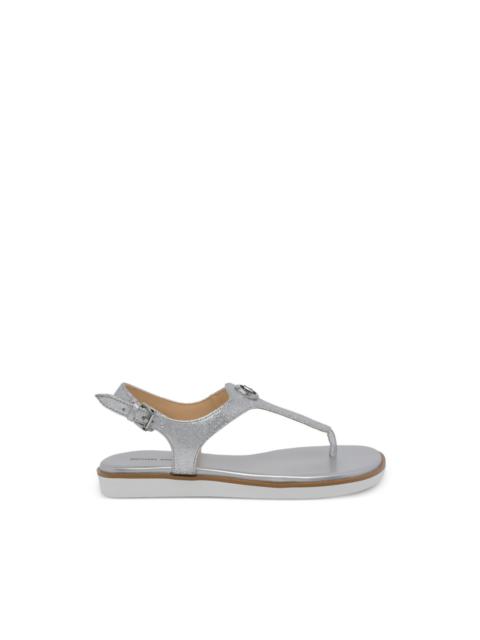 MICHAEL KORS logo buckle sandals