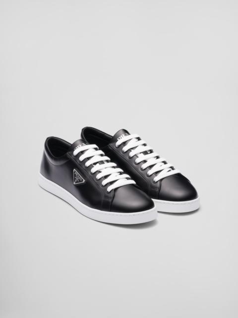 Prada Brushed leather sneakers