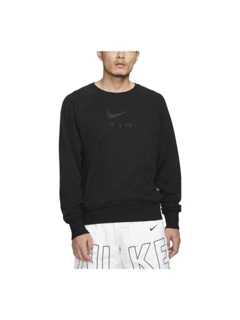 Nike Nike Sportswear Air French Terry Crew Sweatshirt 'Black' DV9830-010
