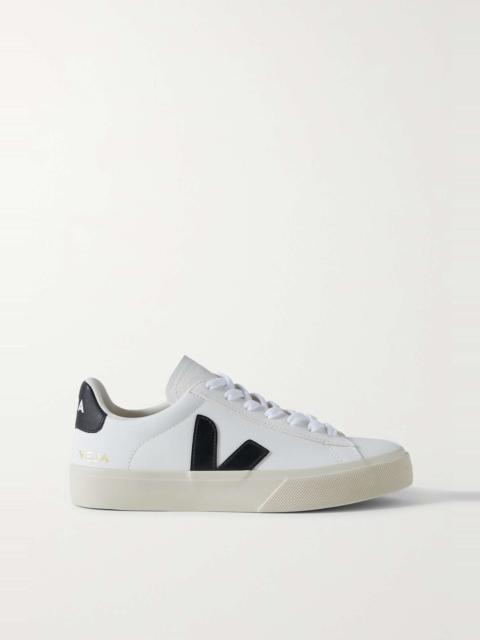 Campo textured-leather sneakers