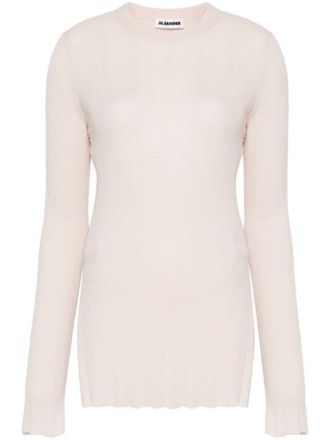 Jil Sander fine-ribbed top