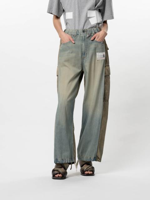 Maison MIHARAYASUHIRO Front Back Combined Denim Pants