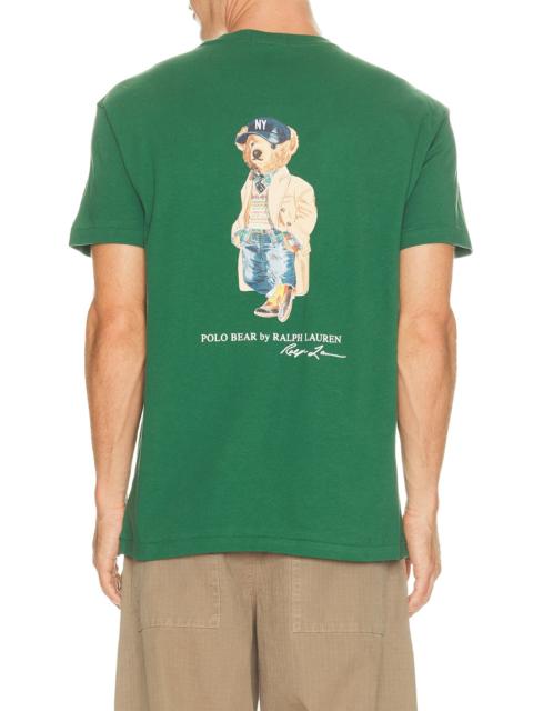 Polo Ralph Lauren Short Sleeve Jersey Knit Litchfield Bear Graphic T-Shirt