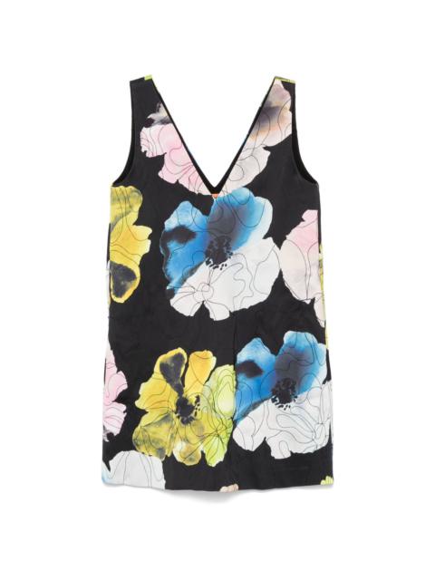 STINE GOYA Watercolor Bloom mini dress