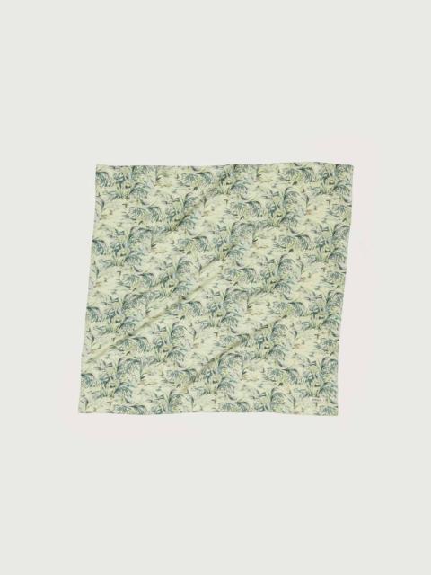 AURALEE PRINTED AIRY SILK SCARF - LARGE