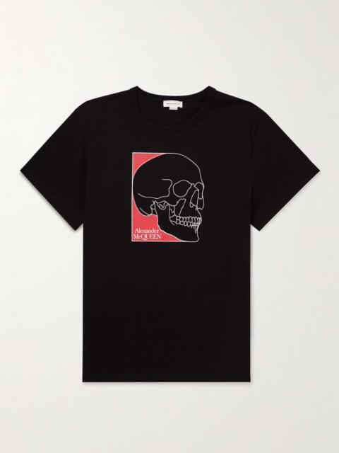 Alexander McQueen Printed Cotton-Jersey T-Shirt
