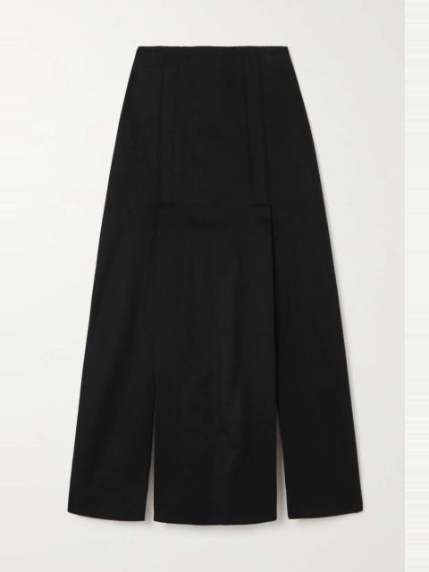 Proenza Schouler Wool-blend felt maxi skirt