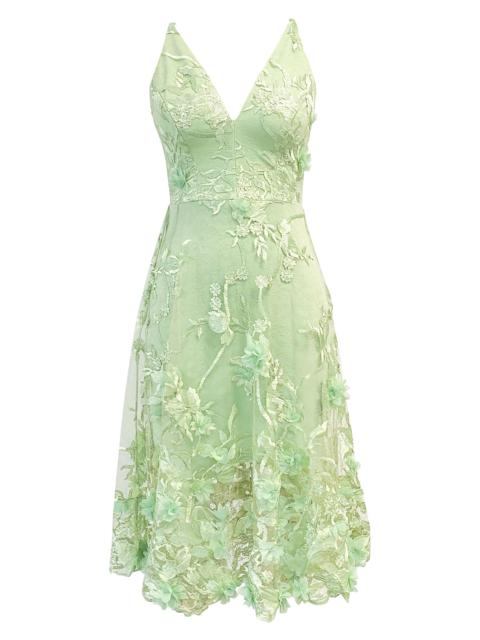 Dress The Population Women's Audrey Lace A-Line Dress - Sage