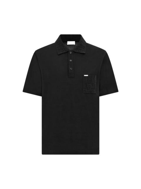 FERRAGAMO Ferragamo Black Polo Shirts Men