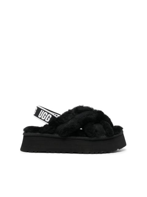 UGG chunky logo-print sandals