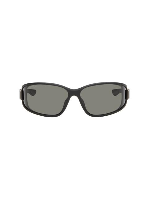 GUCCI Black Lettering Mountain Pack Sunglasses