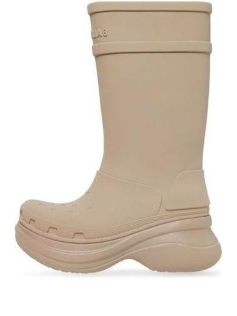 BALENCIAGA (WMNS) Crocs x Balenciaga Boots 'Beige' 677388W1S8E2500