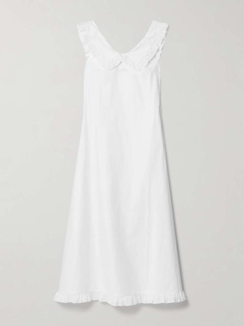 Molly Goddard Laura ruffled cotton midi dress