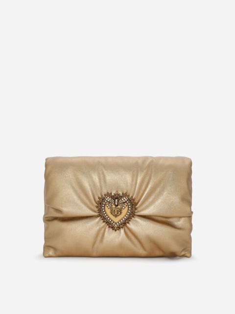 Medium foiled calfskin Devotion Soft bag