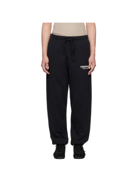 ESSENTIALS Black Classic Sweatpants