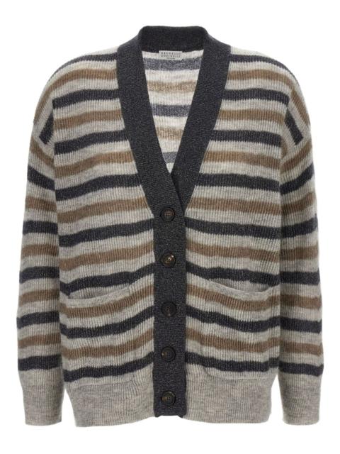 striped cardigan