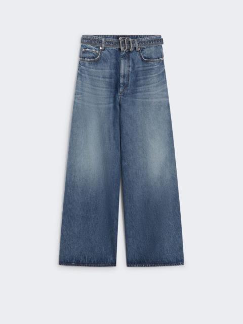 Sportmax Oversize jeans with belt