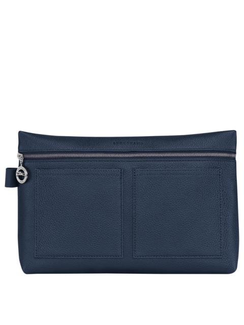 Longchamp Le Foulonné Toiletry case Navy - Leather