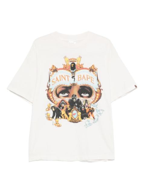 SAINT M×××××× x A BATHING APE® Generation graphic-print T-shirt