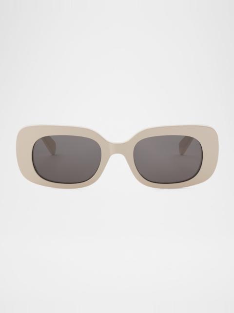 CELINE Bold 3 Dots Acetate Rectangle Sunglasses