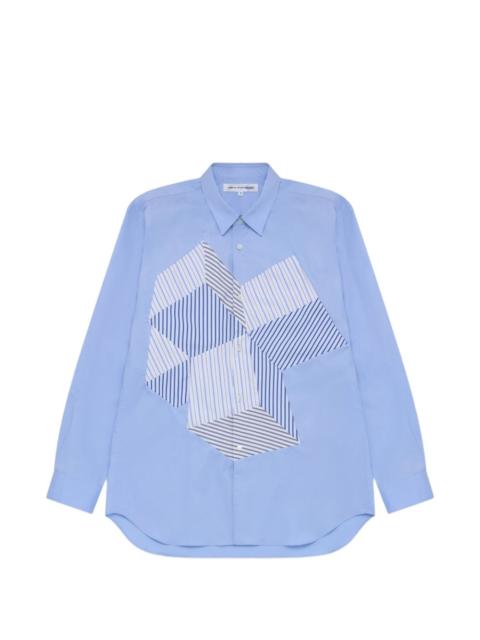 Comme des Garçons SHIRT striped-detail shirt
