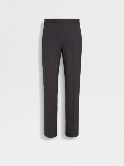 ZEGNA DARK BROWN HIGH PERFORMANCE™ WOOL PANTS
