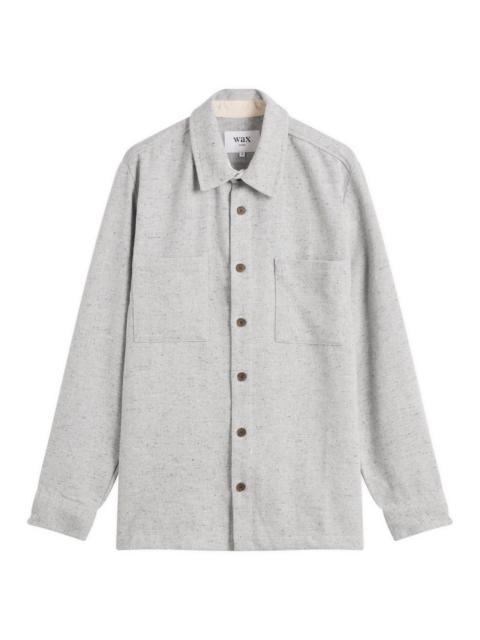 Wax London Wax London Whiting Wool Fleck Overshirt