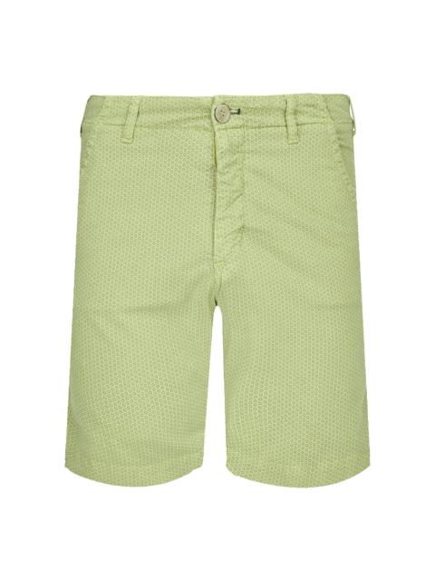 Vilebrequin Men Cotton Bermuda Shorts Micro Flower