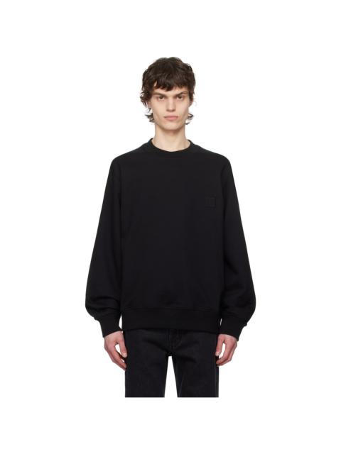 Wooyoungmi Black 3D Coral Back Logo Sweatshirt