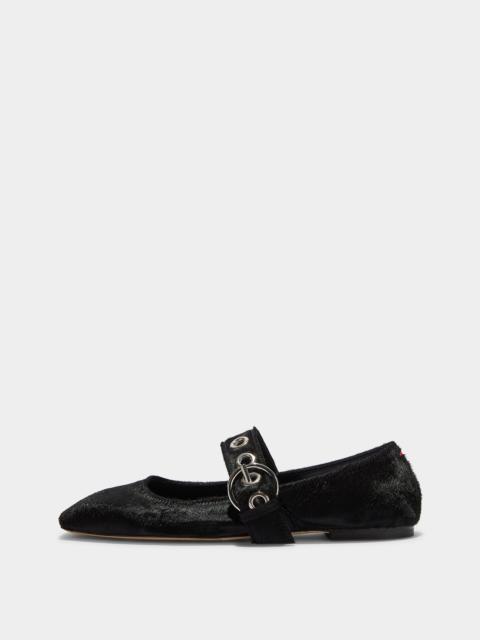 Aeyde Uma Pony Hair Mary-Janes