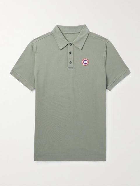Canada Goose Beckley Logo-Appliquéd Cotton-Piqué Polo Shirt