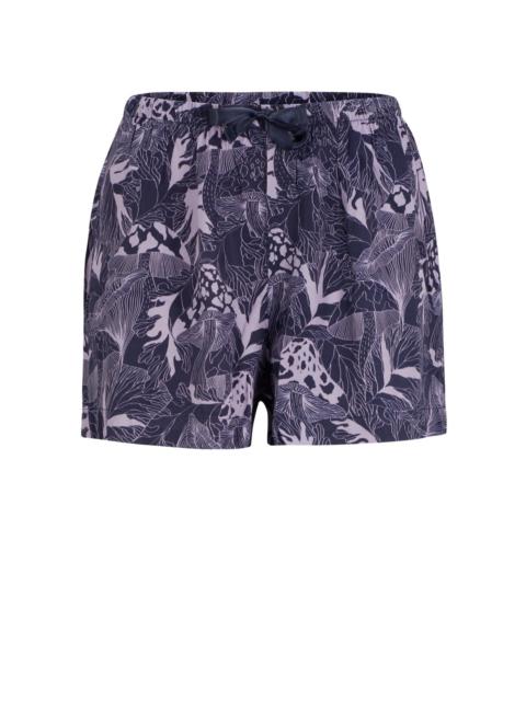 HUGO SATIN PAJAMA SHORTS IN A SEASONAL PRINT