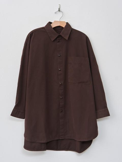 Toogood The Painter Shirt - Fine Canvas Umber