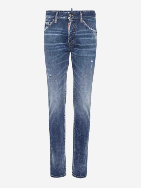 DSQUARED2 MEDIUM PLANTATION WASH SKATER JEANS | REVERSIBLE