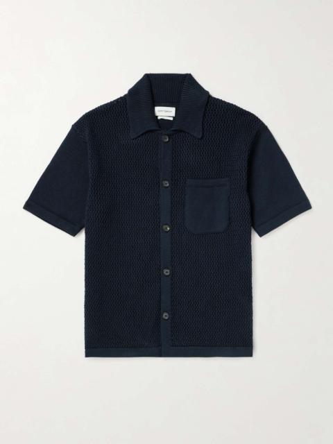 Oliver Spencer Mawes Open-Knit Organic Cotton Shirt