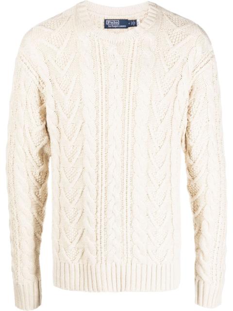 Polo Ralph Lauren cable-knit cotton-blend jumper