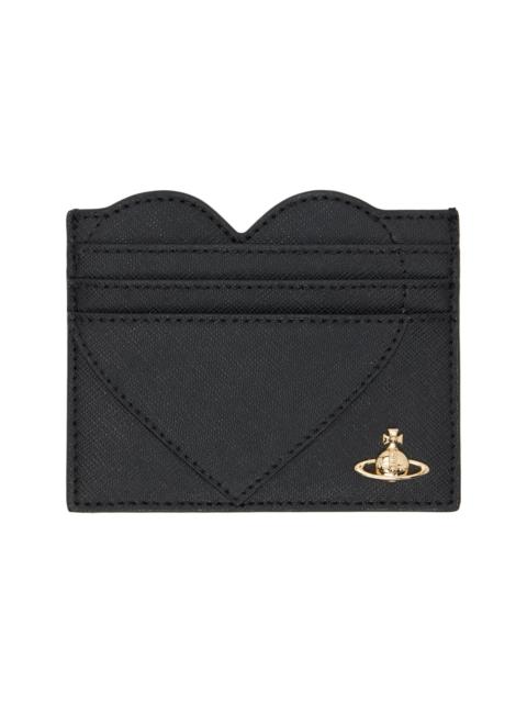 Vivienne Westwood Black Heart Card Holder