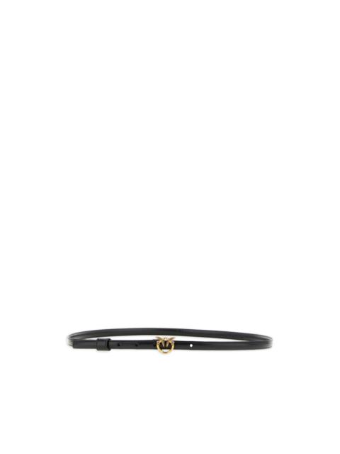 PINKO Love-Birds Berry leather belt