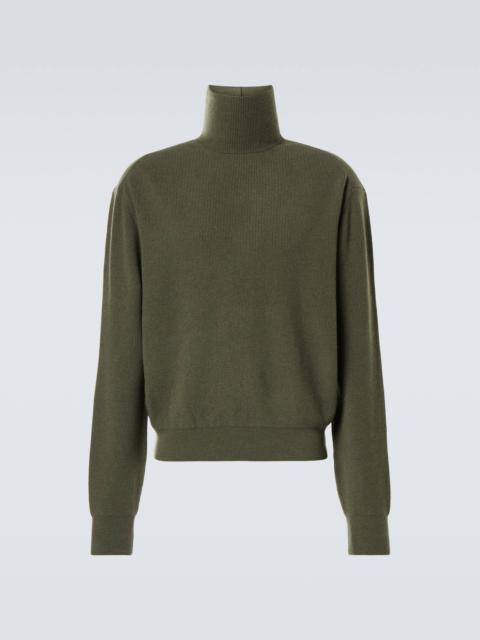 Wool turtleneck sweater