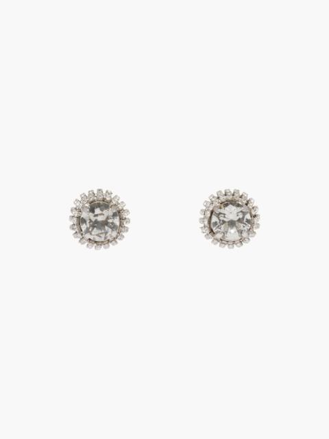 Miu Miu Metal earrings with crystals