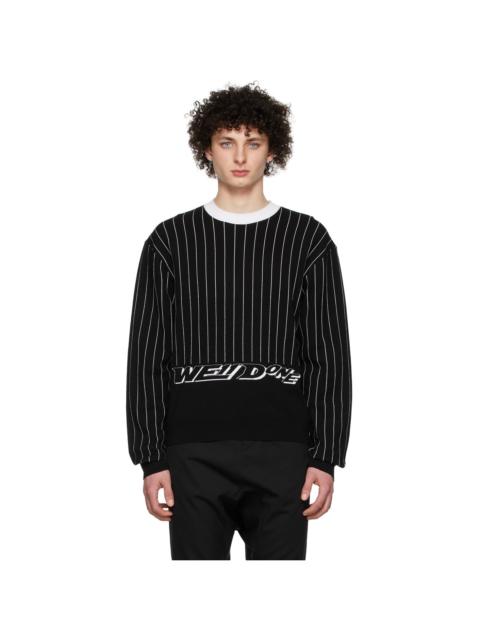 We11done Black Rayon Sweater
