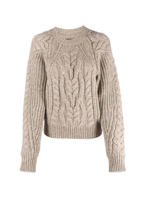 Paloma cable-knit jumper