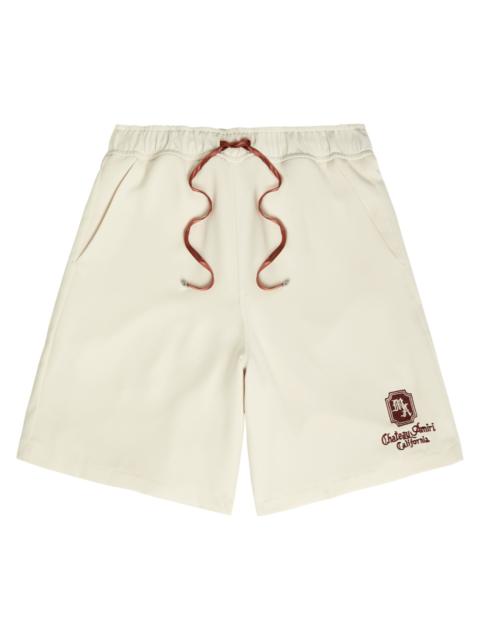 AMIRI Amiri Chateau Appliquéd Woven Shorts