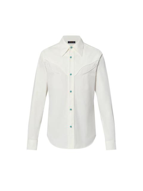 Louis Vuitton Western Long-Sleeved Cotton Shirt