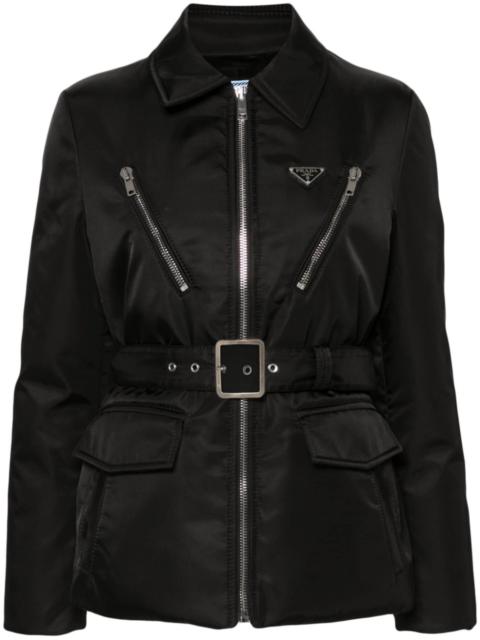 Prada triangle-logo padded jacket