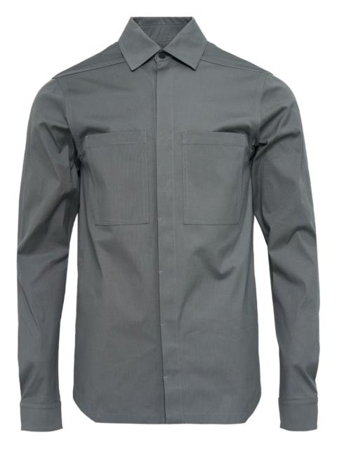 Rick Owens double-pocket poplin shirt