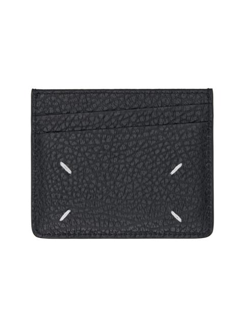 Maison Margiela Black Four Stitches Card Holder