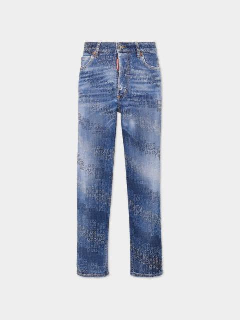 DSQUARED2 ALLOVER DSQUARED2 CRYSTAL WASH BOSTON JEANS