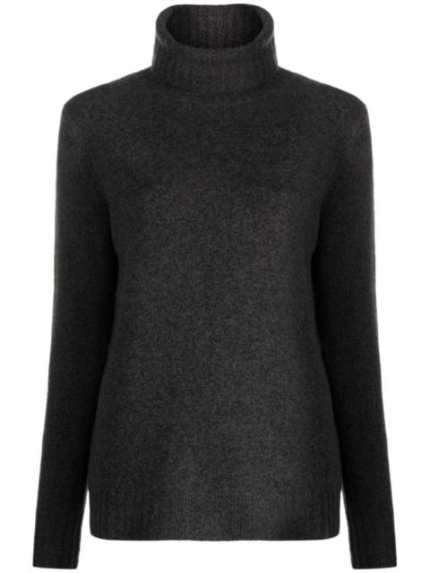 roll-neck wool jumper