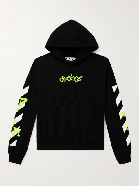 ♪【OFF-WHITE】オフホワイト OPPOSITE ARR BOXY CREWNECK Off-white Opposite Arrow Boxy Crewneck Sweatshirt In Purple
